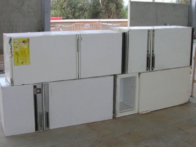 Reciclaje frigorificos · RADIACTIVO